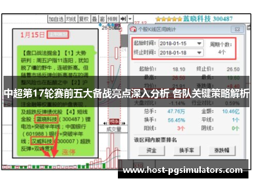 中超第17轮赛前五大备战亮点深入分析 各队关键策略解析