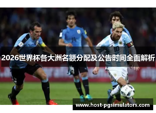 2026世界杯各大洲名额分配及公告时间全面解析