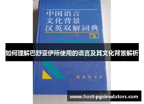 如何理解巴舒亚伊所使用的语言及其文化背景解析 如何理解巴舒亚伊所使用的语言及其文化背景解析